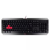 Клавиатура A4 Bloody Q100 USB черный Multimedia Gamer LED