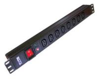 Блок распределения питания Lanmaster TWT-PDU19-10A8C3 гор. размещ. 8xC13 базовые 10A C14