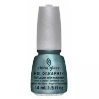 Лак China Glaze Holographic, 14 мл, Don’t Be A Luna-Tic