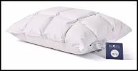 Подушка из белого гусиного пуха с дизайнерскими буфами BELPOL ORION 50х70 средняя
