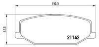 Колодки тормозные дисковые Trialli PF4331