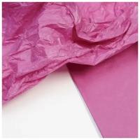 Бумага упаковочная тишью, лиловый, 50 см х 66 см, набор 20 шт 9096249