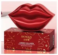 Патчи для губ гидрогелевые с коллагеном и с вишней Bioaqua Cherry Collagen 20 шт