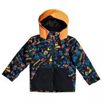 Куртка Сноубордическая Детская Quiksilver Little Mission - Snow Jacket Boy's True Black Ski Fun (Возраст:6-7)