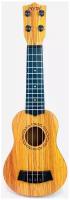 Детский музыкальный инструмент гитара Ukulele 202-7, 4 струны, 38 см