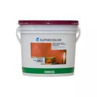 Краска акриловая Oikos Supercolor матовая белый 4 л