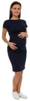 Платье Lunarable для беременных с коротким рукавом черный, размер 48(L)