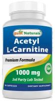 Best Naturals Acetyl L- Carnitine 1000 mg Л- карнитин премиум формула (3ое лабораторное тестирование)