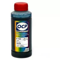 Чернила OCP C136 голубые водорастворимые для картриджей Canon CL-446 и CL-446XL 100мл