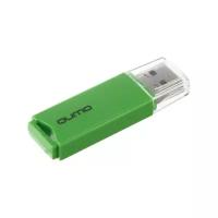 Флешка Qumo Tropic, 32 Гб, USB2.0, чт до 25 Мб/с, зап до 15 Мб/с, зеленая