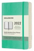 Moleskine DSK4612WN2 CLASSIC WKLY Pocket 90x140мм еженедельник 144стр мятный