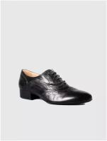 Женская обувь, G. Benatti, туфли, модель Броги, натуральная кожа теленка, черный цвет, шнурки, размер 40