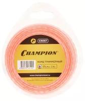 Леска корд триммерный "Champion" Square Twist DUO 2.4мм *12м (витой квадрат)