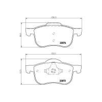 TRIALLI PF 4369 Колодки тормозные VOLVO S60/S70/S80/V70/XC70 00- передние