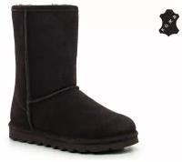 Женские угги Bearpaw Elle Short 1962W-Chocolate коричневые (38)