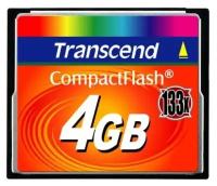 Карта памяти 4GB Transcend TS4GCF133 Compact Flash Card 133x