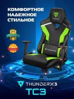 Компьютерное кресло ThunderX3 TC3 игровое, обивка: искусственная кожа, цвет: neon green