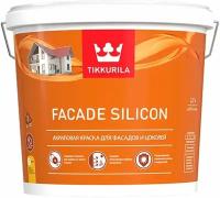 Краска фасадная Tikkurila Facade Silicon глубокоматовая база C 2,7 л