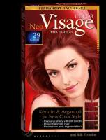 VISAGE Color Hair Fashion / Стойкая крем-краска для волос, оттенок 29 Красный гранат / Garnet