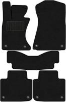 Коврики в салон текстильные Allmone "Стандарт" для Lexus GS350 4 (L10) 2011 - 2016, черные, 5шт. / Лексус