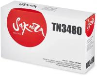 Картридж Sakura TN3480 для Brother, черный, 8000 к