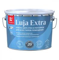 Краска для стен и потолков, Tikkurila Luja Extra, полуматовая, база А, белая, 9 л