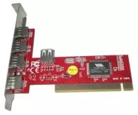 Контроллер PCI VIA6212 (4+1) 5xUSB2.0 Bulk