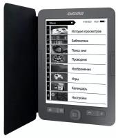 Digma X1 6" E-Ink 1024x758 Touch Screen 600MHz/4Gb/microSDHC/frontlight темно-серый (1564401)