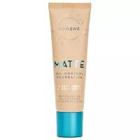 LUMENE Крем тональный матирующий Matte Foundation Oil-Free 2 Soft Honey