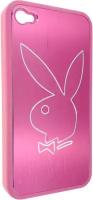 Чехол на смартфон iPhone 4s накладка металлическая с гравировкой кролика