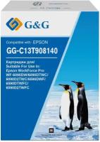 Картридж струйный G&G GG-C13T908140 черный (130мл) для Epson WorkForce Pro WF-6090DW/6090DTWC/6090D2