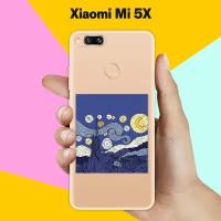 Силиконовый чехол на Xiaomi Mi 5X Ночь / для Сяоми Ми 5 Икс