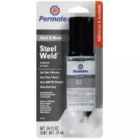 PERMATEX 84109 Клей эпоксидный двухкомпонентный серый 25г шприц PERMATEX