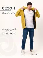 Ветровка CosmoTex, размер 48-50 170-176, горчичный