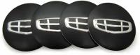 Наклейки на колесные диски и колпаки Geely/Джили black 56 мм алюминий сфера