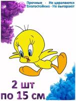 Наклейка на авто "Tweety сильвестр рисование"