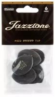 477P206 JD Jazztones Медиаторы, 6шт, средний кончик, Dunlop