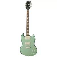 EPIPHONE SG Muse Wanderlust Green Metallic электрогитара, цвет зеленый