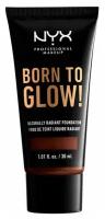 NYX professional makeup Тональный крем Born to glow!, 30 мл, оттенок: deep espresso