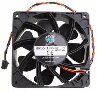 Кулер (вентилятор) Cooler Master (DF1203812B2FN) 12V, 4.5A, 120x120x38 мм, 4 pin квадратный, 7000 оборотов для Корпуса, GPU, Asic Avalon miner Ebit. / кулер для процессора