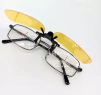 Накладка на очки солнцезащита антифары полароид противобликовая с защитой УФ