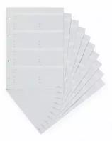 Карточки Durable, для телефонной книги Telindex 2377, A5, 10 листов, на 80 записей Серый