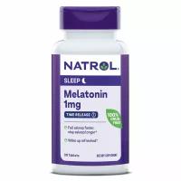 Natrol Melatonin 1 mg 90 tab / "Мелатонин 1 мг 90 табл, медленного высвобождения