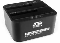 USB 3.0 Докстанция 2x2.5"/3.5" SATA HDD/SSD AgeStar 3UBT6-6G (BLACK)