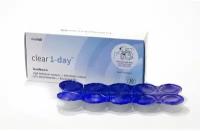 Контактные линзы Clearlab Clear 1-day, 30 шт., R 8,7, D -3,5, однодневные, прозрачные