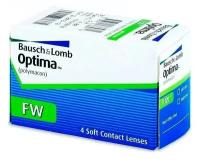 Мягкие контактные линзы Optima FW 4pk /Диоптрии -1.50/Радиус 8.7/
