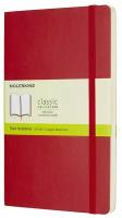 Блокнот Moleskine CLASSIC SOFT QP618F2 Large 130х210мм 192стр. нелинованный мягкая обложка красный