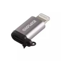 Переходник OTG с MicroUSB (F) на Lightning Exployd EX-AD-275 Gray