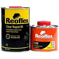 Комплект (отвердитель для лака, лак) REOFLEX Clear Rapid 90 2+1, 2 шт. 1000 мл 500 мл