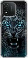 Дизайнерский силиконовый чехол для Хонор Х5 / Huawei Honor X5 Темный леопард